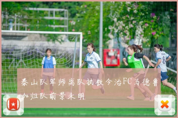 泰山队军师离队执教今治FC马德鲁加归队前景未明